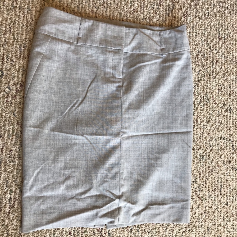 Express Light Gray Pencil Skirt Size 6 #217